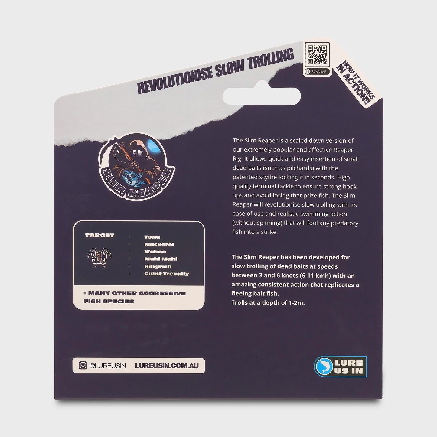 Slim Reaper packaging