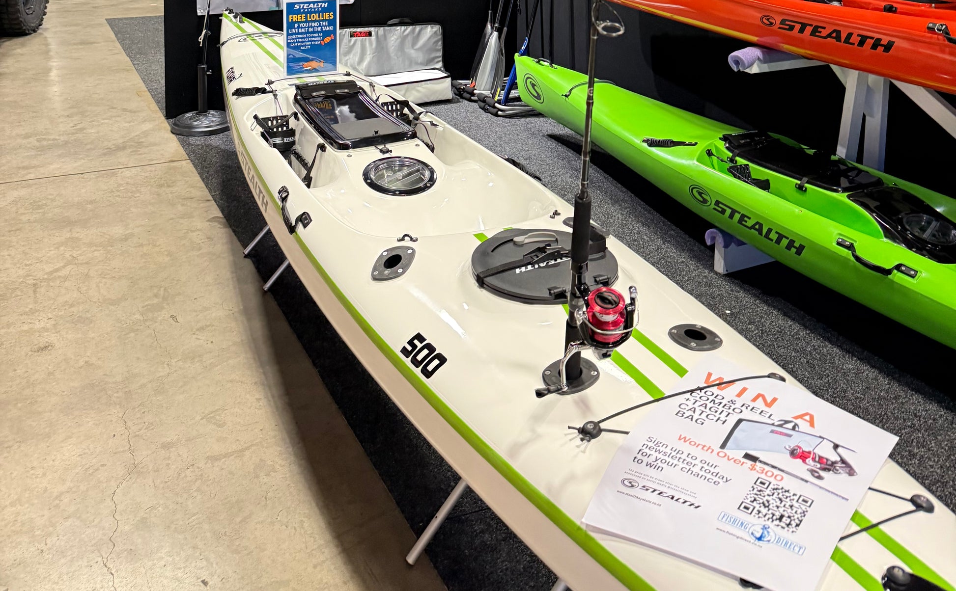 Stealth Fisha 500 | Versatile Offshore Fishing Kayak NZ – Stealth ...